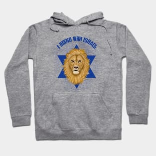 Stand with Israel Lion of Judah Star of David Hoodie